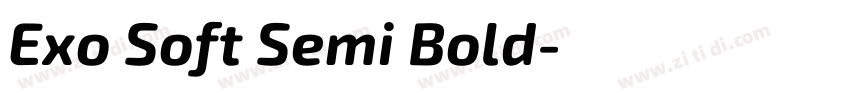 Exo Soft Semi Bold字体转换 Exo Soft Semi Bold字体转换